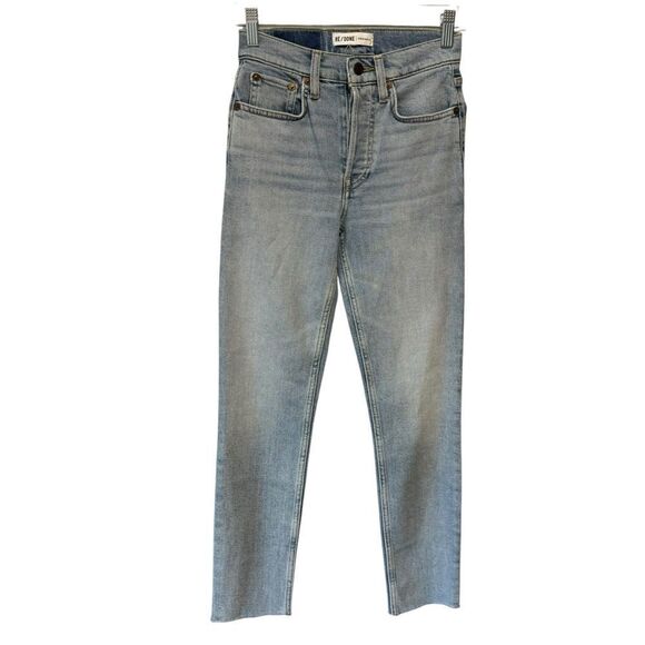 Revolve RE/DONE Stove Pipe high-rise straight jeans - Picture 8 of 9